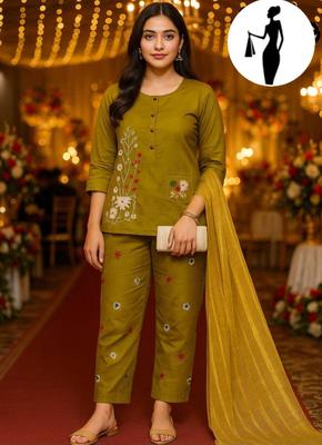 Sakoon 3 Pcs Women’s Stitched Embroidered Suit with Printed Dupatta & Flapper