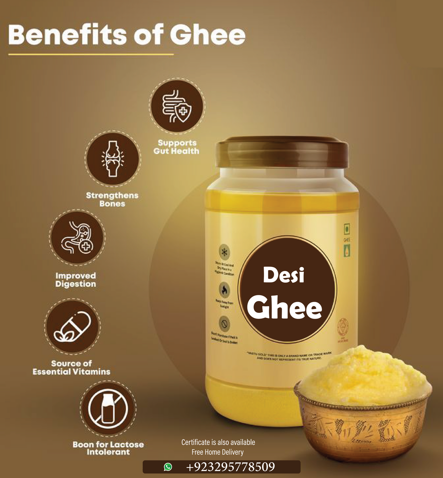 Cow Desi Ghee  100% Pure & Natural