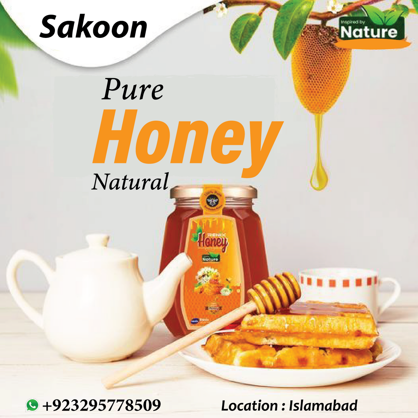 Desi Pahari Honey  100% Pure & Natural Mountain Honey