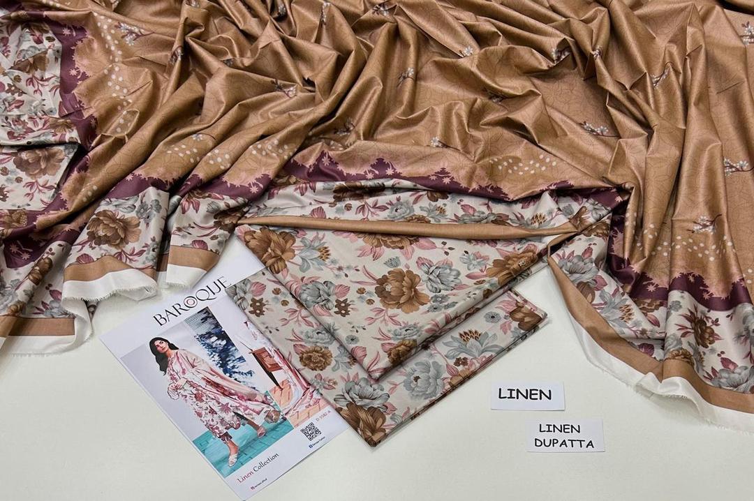 Women’s Linen Digital Printed 3-Piece Suit  Multicolor