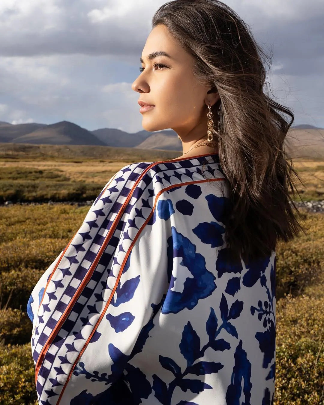 2 Pcs Women's Stitched Swiss Lawn Printed Co-Ord Set