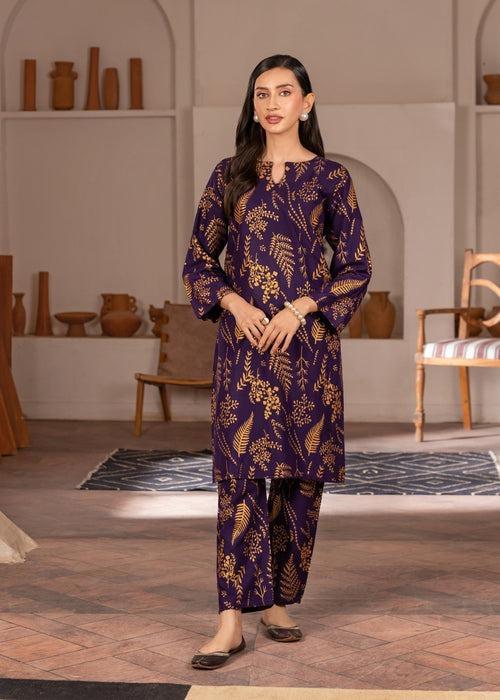 2 Pcs Women’s Stitched Organza Embroidered Frock & Trouser  Sakoon Brand